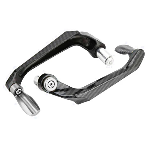VUOZIP Universal 7/8in 22mm CNC Aluminum Handlebar Brake Clutch Lever Hand Guard Protector for Motorcycle, Motorbike, Scooters, Electric Cars, Mountain Bikes (Titanium)