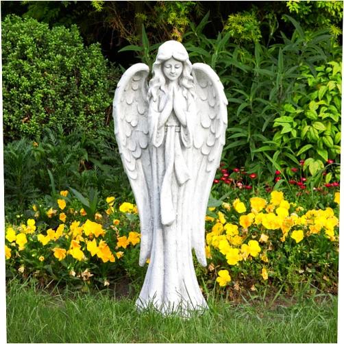 TOETOL Outdoor Garden Statues Praying Angel Statue 31.1