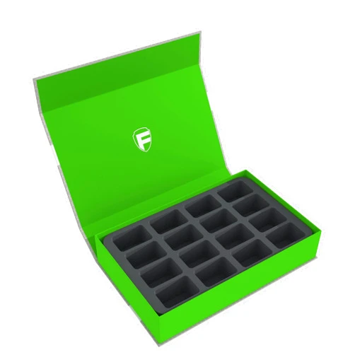 Feldherr Magnetic Box Green Compatible with Blood Bowl: Necromantic Horror Team: The Wolfenburg Crypt-Stealers