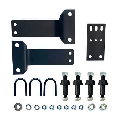 ELifecenter Dual Steering Stabilizer Relocation Mounting Brackets Compatible for 1999-2004 Super Duty 4WD