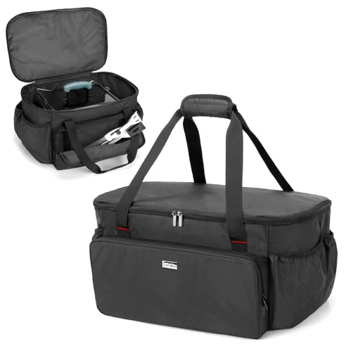 samdew Portable Grill Carry Bag Compatible with Weber 1141001 Go-Anywhere Gas Grill, Outdoor Camp Grill Cover Compatible with Weber 121020 Go-Anywhere Charcoal Grill, Bag Only (Patented Design)