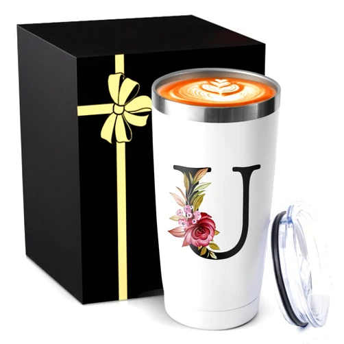 MNZZ 20 Oz Insulated Coffee Cup Lid Car Tumbler Mug Cute Mug Tween College Country Girl 18 19 Year Old Birthday Regalos De Cumpleaños Navidad Mujer Mama Gift Mi Novia Maestra 14 Febrero San Valentín Ideas