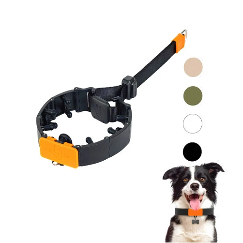 SVD.PET Dog Prong Collar for No-Pull Training, Quick-Release Buckle Adjustable Pinch Collar for Smal, Medium, Large Dogs (Balck, Medium Size)