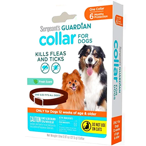 Sergeant's Guardian Flea & Tick Collar for Dogs, 1 Count