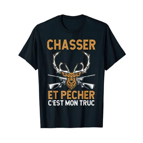 Pêche Quotes Funny Fishing Chassing C'est Mon Truc T-Shirt