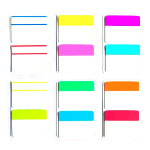 KICNIC 2 Inch Sticky Tabs Index Tabs 240 Pieces, Colored Reading Tabs Self Adhesive, Arrow Flags Pages Markers for Binder, Books, File Folders and Notebook [12 Colors] Writable, Repositionable
