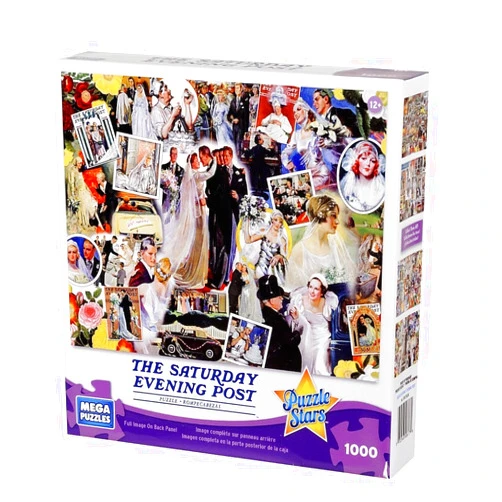 The Saturday Evening Post Puzzle The Saturday Evening Post Wedding Marriage Boda 1000 Piece Jigsaw Puzzle