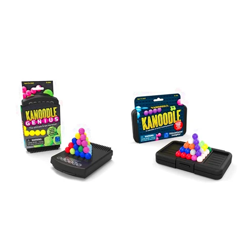 Educational Insights Kanoodle Genius Puzzle Game for Adults, Teens & Kids, Easter Basket Stuffer, Ages 8+ & Kanoodle | Brain Twisting 3-D Puzzle Game for Kids & Adults | Featuring 200 Brain Games brain teaser + Brain Twisting