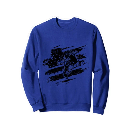 Snowboarding Lover Alpine Sports Expert Gift Idea Patriotic Snowboarder Apine Sports Usa Flag Snowboarding Sweatshirt