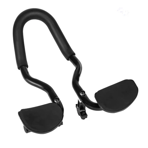 JELLYRATTBIT Bicycle Aero Bars Bicycle Armrest Handlebars, Diameter 0.87-1in Bicycle Handlebar Aluminum Alloy TT Rest Bars for Mountain Bike Road Bike