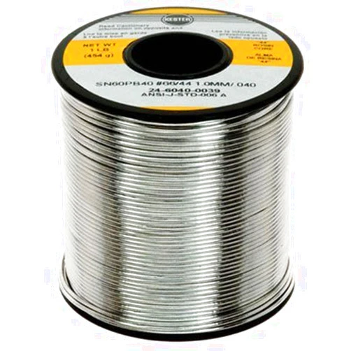 Kester Solder 24-6040-0039 Solder Wire, 60/40 SN/PB, 190°C, 1LB