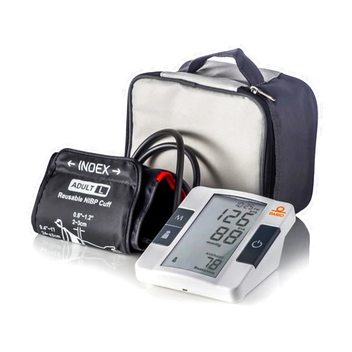 Dario Blood Pressure Monitor for Home Use Gen1 Automatic Machine, Large Adjustable Arm Cuff (8.75-16.5inch), Smart Bluetooth App & Carry Case