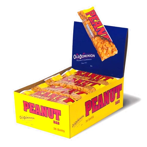 Generic Old Dominion Peanut Block Bar, 1.65 Ounce - 36 Count Display Box, 36 Count (Pack of 1)