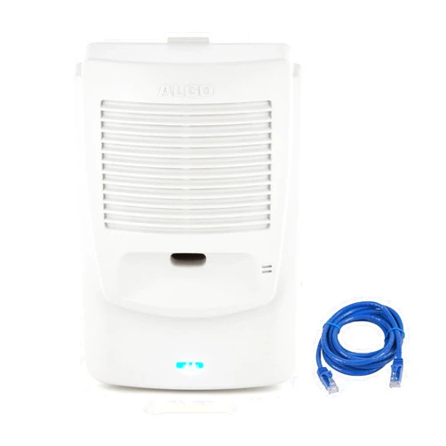 Algo 8180 PoE IP Paging and SIP Loud Ringer Indoor Audio Alerter, Wideband IP Speaker for Voice Paging, Emergency Alerting Bundle with Ethernet (RJ-45) Cable