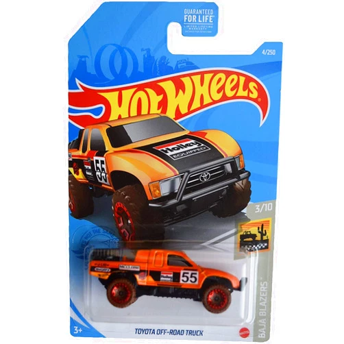 Hot Wheels Toyota Off Road Truck, [Orange] 4/250 Baja Blazers 3/10