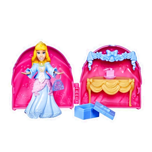 Disney Hasbro Disney Prinzessin F3467 Disney Princess Secret Styles-Aurora Stylish Surprise-Doll Playset with Clothes and Accessories-4+, multi-coloured