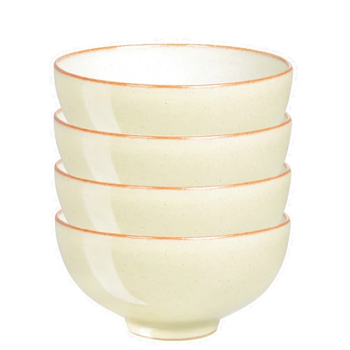 Denby USA Heritage Veranda Rice Bowls (Set of 4), Multicolor