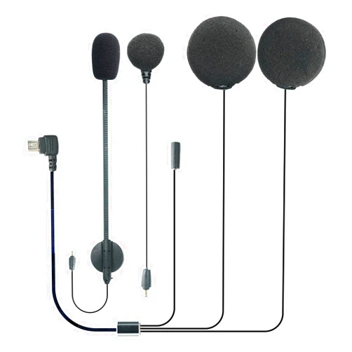 FODSPORTS FX8 PRO Type-C Motorcycles Bluetooth Intercom Headset Communication System Accessories Kit (Hard Microphone and Soft Microphone)