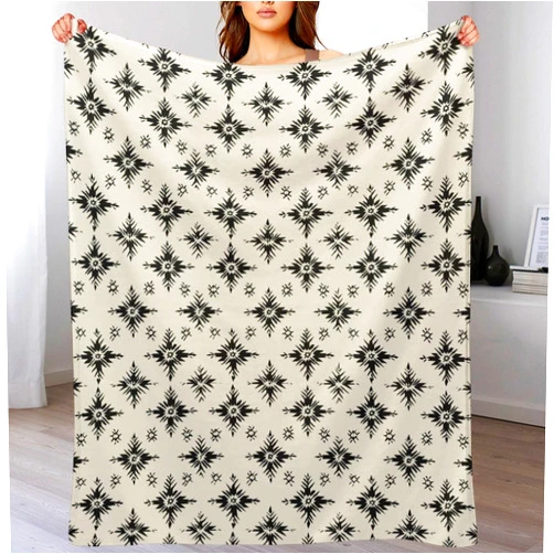 YZCX Aztec Throw Blanket for Couch Chair Sofa Boho Ethnic Mexican Geometric Plush Bed Blanket Soft Fleece Flannel Decor Blankets for Kids Men Farmhouse Home Outdoor 40