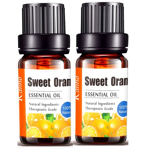 drdong-2 Pack 100% Pure and Natural Sweet Orange Essential Oil, Massage, Diffuser, Humidifier, Hair and Skin Care