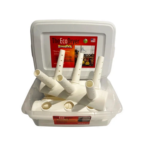Generic Green Glove Dryer for Hats, Gloves, Shoes & More (EcoDryer School Pack of FIVE dryers)