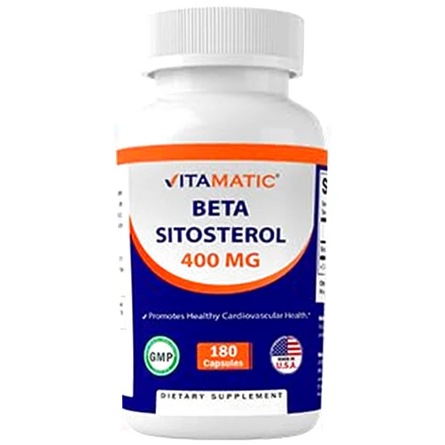 Vitamatic Beta SItosterol Prostate Health Supplement - 400 mg 180 Capsules