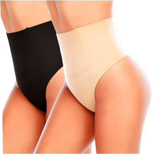 Werena Tummy Control Thong Shapewear for Women Seamless Shaping Thong Panties Body Shaper Underwear