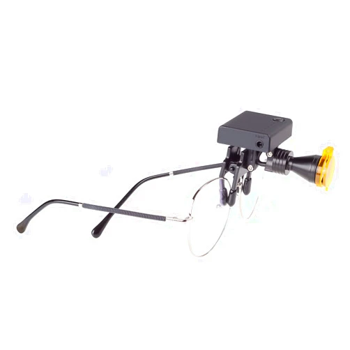 NSKI 5W LED Head Lamp with Optical Filter for Loupes Clip-on Type