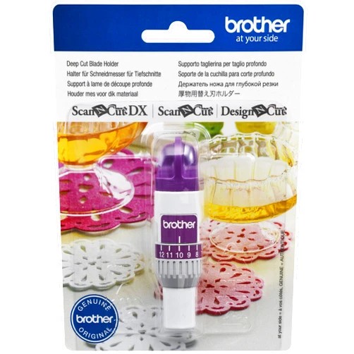 Brother ScanNCut Deep Cut Blade Holder CAHLF1, for Brother Cutting Machines, Use with Thicker Materials Including Foam and Balsa Wood