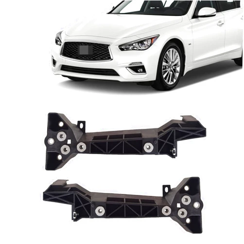 PartsFlow Radiator Core Support Bracket Left & Right For 2014 2015 2016 2017 2018 2019 2020 INFINITI Q50 Q60
