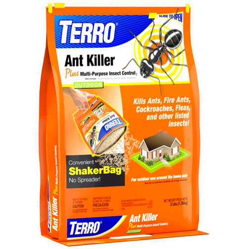 TERRO T901-6 Ant Killer Plus Multi-Purpose Insect Control for Outdoors - Kills Fire Ants, Fleas, Cockroaches, and Other Crawling Insects - 3lb