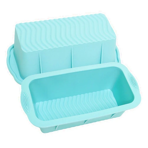 Alimat PluS Silicone Bread Loaf Pan Set of 2, Silicone Baking Mold for Homemade Cake, Silicone Meatloaf Pan