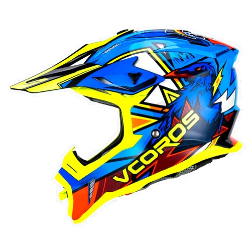 VCOROS H637 Adult Motocross Helmets ATV Dirtbike BMX MX Offroad Adventure UTV Helmets DOT Approved