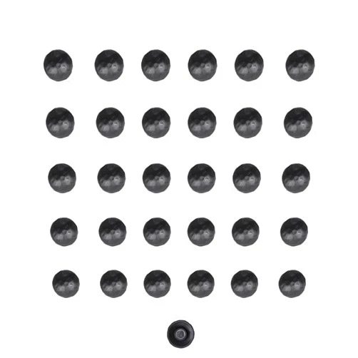 YURROAD 30pcs Magnetic Garage Clavos Nails No Drills No Holes Strong Magnetic Bolots Carriage House Garage Door Windows Hardware Decoration CLV30