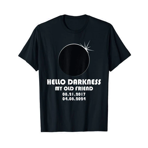 ECHODRY Twice In A Lifetime Total Solar Eclipse 2024 T-Shirt