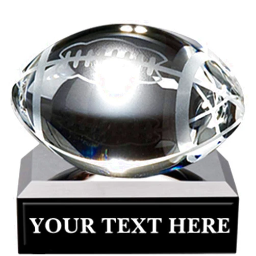 Crown Awards Crystal Football Trophies, 3
