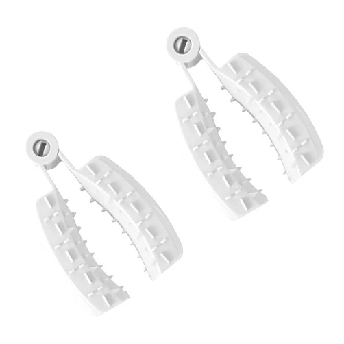 Cabilock 2pcs Finger Guard Mandolin Guard Vegetables Fruit Cutting Finger Protector Kitchen Tool Mandolin Slicer Grater Guard Food Safety Holder for Chopping Grating (Grey)