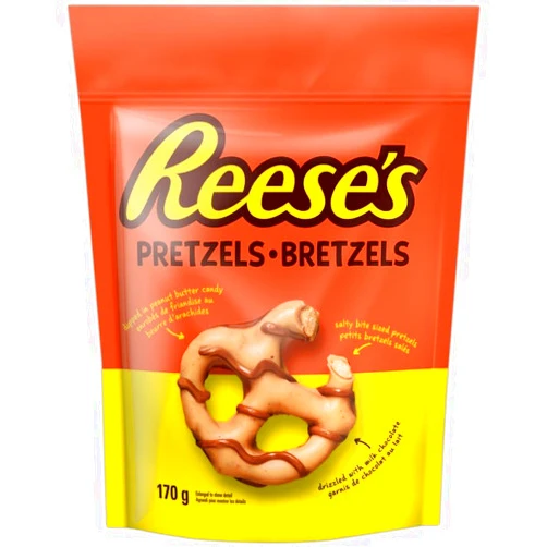 Generic Her sh-ey Reeses-Dipped Pretzel, 170 g/6 oz (Includes Ice Pack) Shipped from Canada