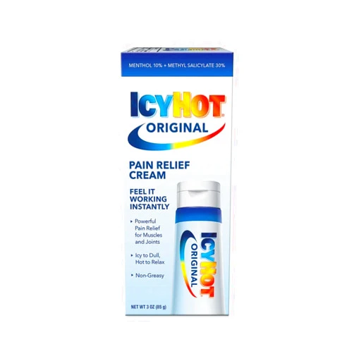 ICY HOT Pain Relieving Cream Extra Strength 3 oz ( Packs of 4)