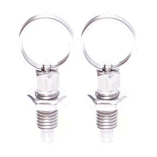 Psdndeww 2pcs Knurled Knobs Rolling Toolboxes Spring Loaded Spring Plunger For Tool Box Hand Retractable Spring Plunger Lock Out