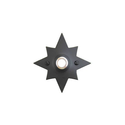 Bushere and Son Iron Studio Inc. Classic Star Iron Doorbell Cover D5