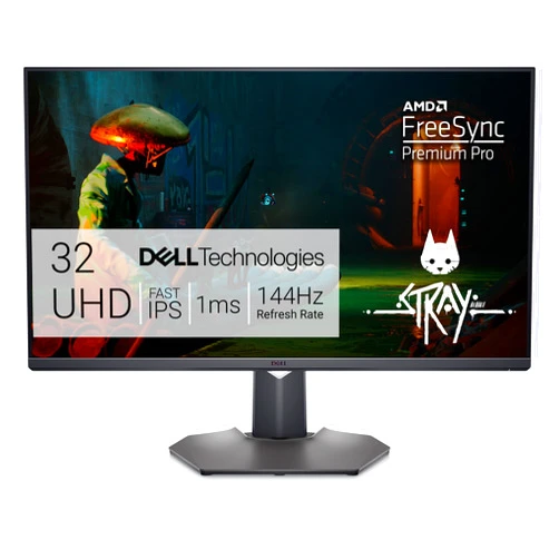 Dell G3223Q Gaming Monitor - 32-Inch 4K Ultra UHD (3840x2160), 144Hz 1Ms Display, AMD FreeSync+NVIDIA G-SYNC Compatible, Height/Swivel/Tilt Adjustability, 3Yr Advanced Exchange - Black