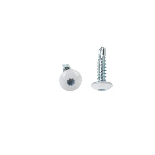 Aillsa Trailer Exterior Self Tapping Screws (150pcs)#10 x 3/4 Enclosed Car Hauler Self Tapping Screws/Self Tapping Sheet Metal Screws-White