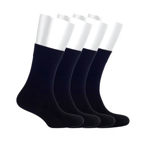 Cosyfeel® Women Crew Socks 4-Pair Soft Eco-Friendly Cotton Material Durable with Seamless Toe Suitable for all 4 Seasons