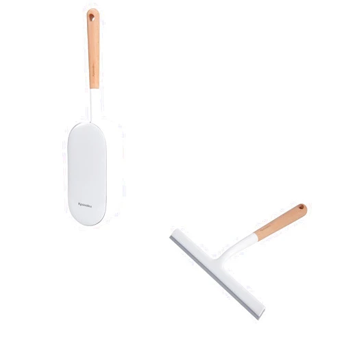 Kpoooku Toilet Brush with Holder + Kpoooku Mutil-Purpose Squeegee