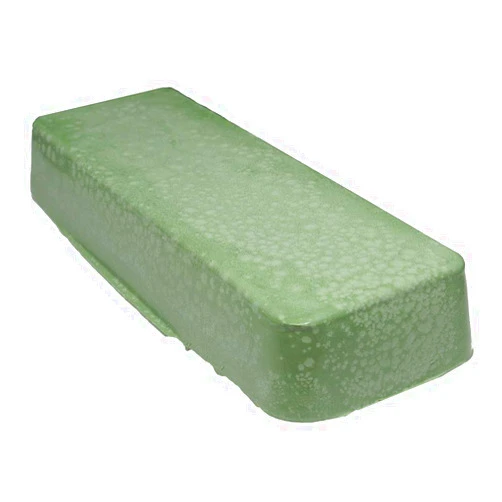 Benchmark Abrasives Buffing Compound for Metal Polishing Removing Scratches from Hard Metals, Stainless Steel, Chrome, Iron, 1 Pound Bar (Emerald Green)
