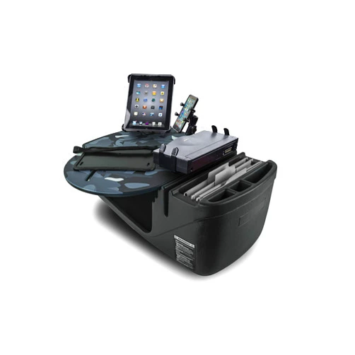 AutoExec AUE49550 RoadMaster Car Desk Urban Camouflage Finish with Phone Mount, Printer Stand and Tablet Mount