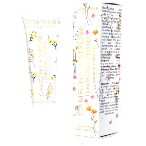 Seraphine Botanicals Camelina + Strobe - Luminizing Primer Glow-Enhancing Formula 15 ml/ 0.50 oz