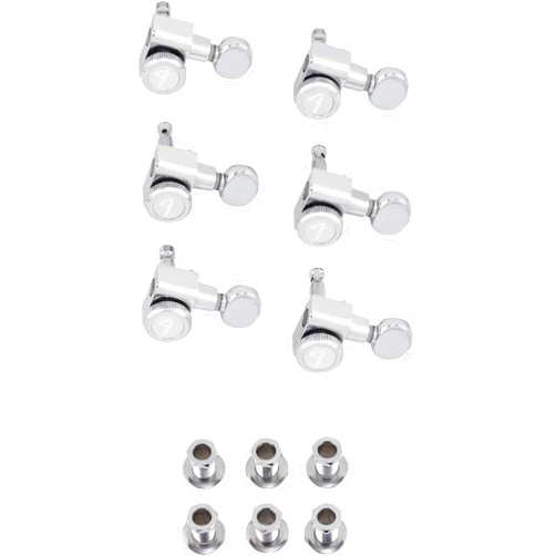 Fender Locking Stratocaster/Telecaster Machines, Vintage Buttons Electric Guitar Tuning Key (990818500)