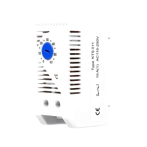OUKENS Mechanical Thermostat, KTS011 0-60°C Adjustable Compact Normally Open/Closed Temperature Controller Switch 1pc(KTS011)